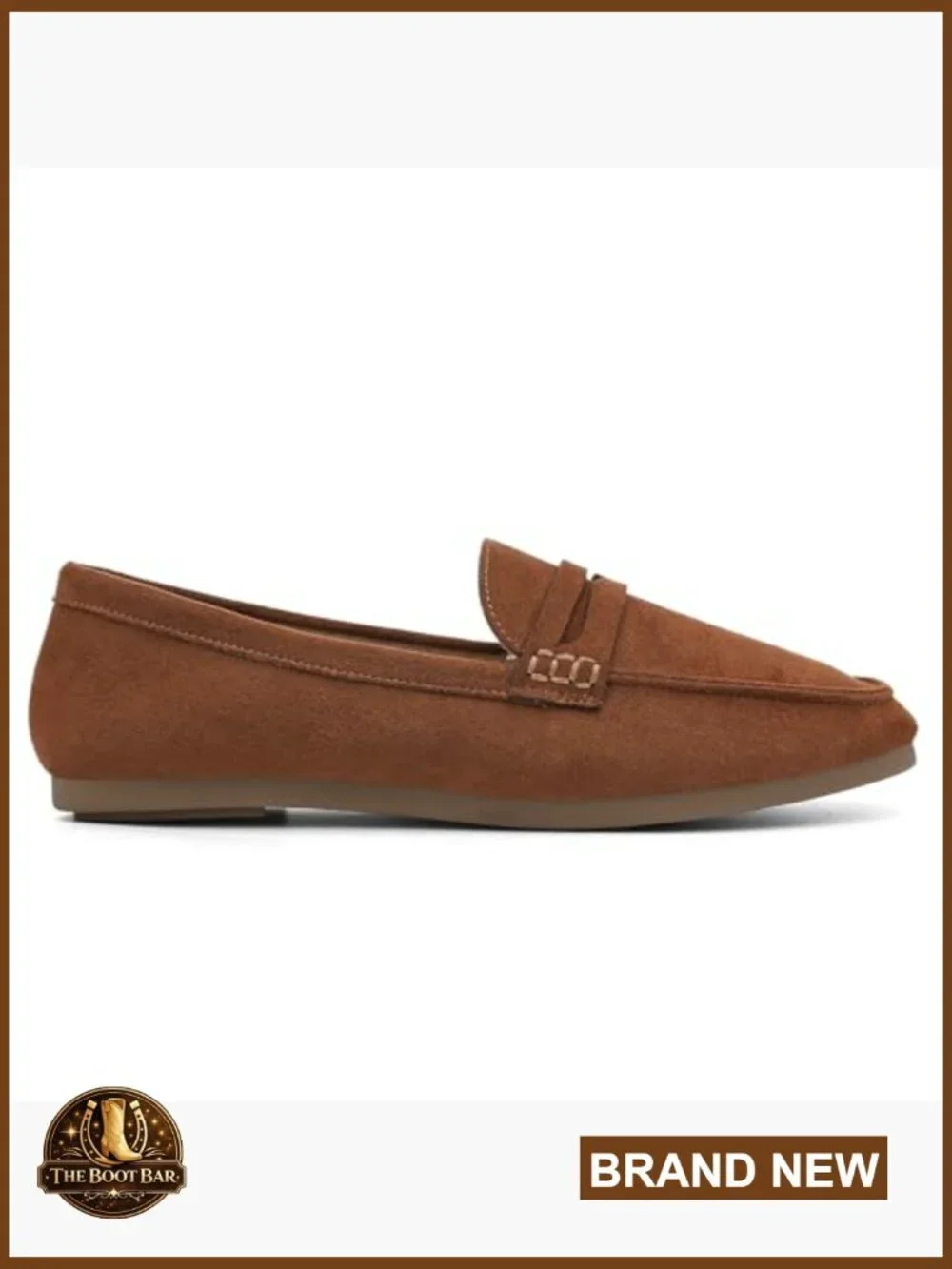 Women's Faux Suede Loafers Slip On Comfortable Lightweight Walking Flats